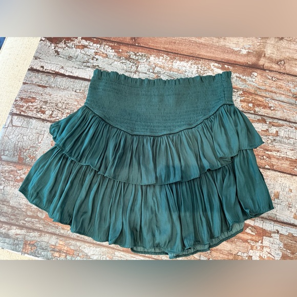 Mustard Seed Pants - Mustard Seed green Blue  Mini Skort